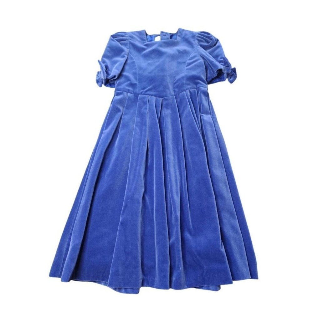 Laura Ashley Mother Child Vintage Velvet Dress 10 years